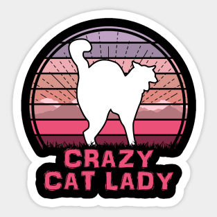 Crazy Cat Lady Sticker